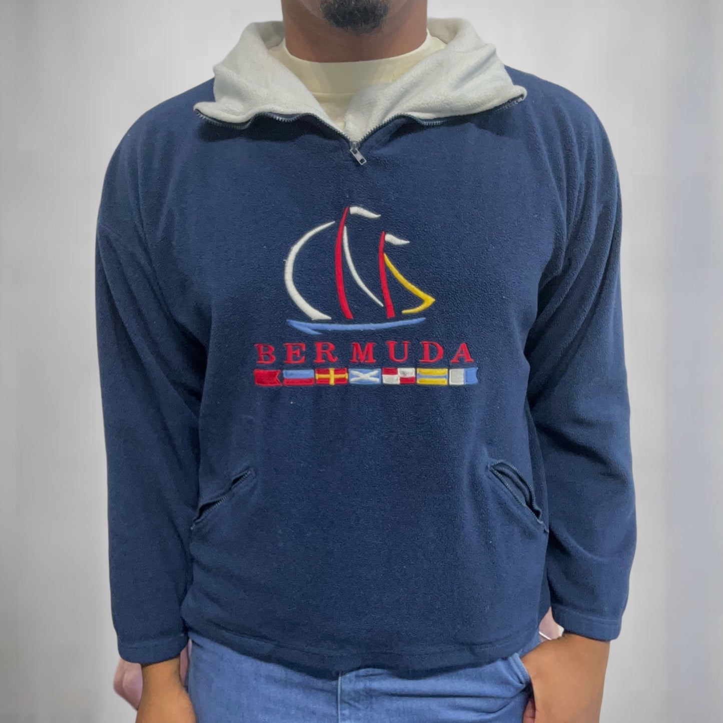 Vintage Bermuda Fleece Quarter Zip