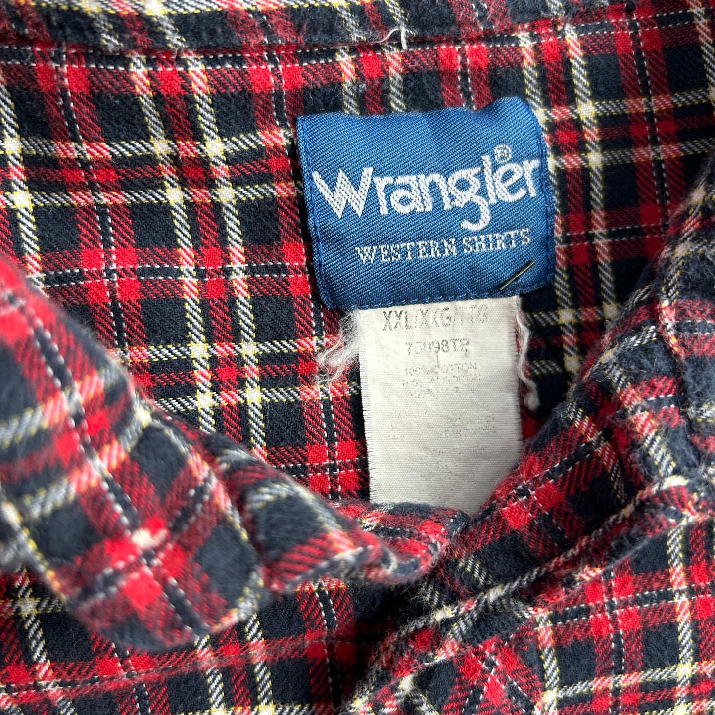 Vintage Wrangler Pearl Snap Flannel