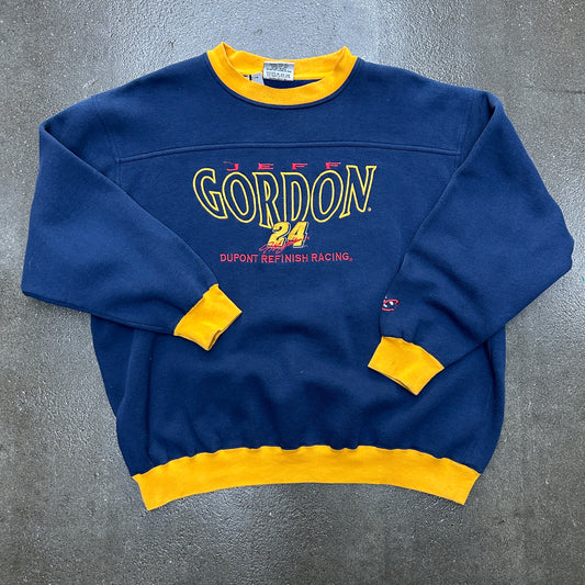 Vintage Jeff Gordon Dupont Refinish Recing Crewneck