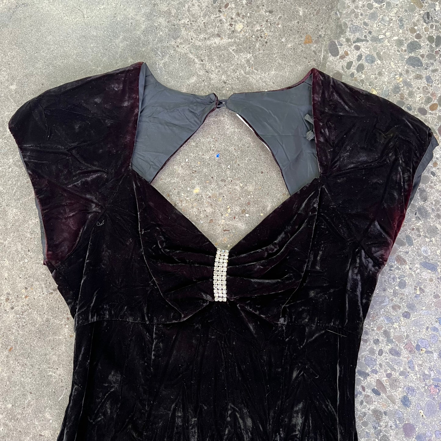 Vintage Rampage Velvet Formal Dress