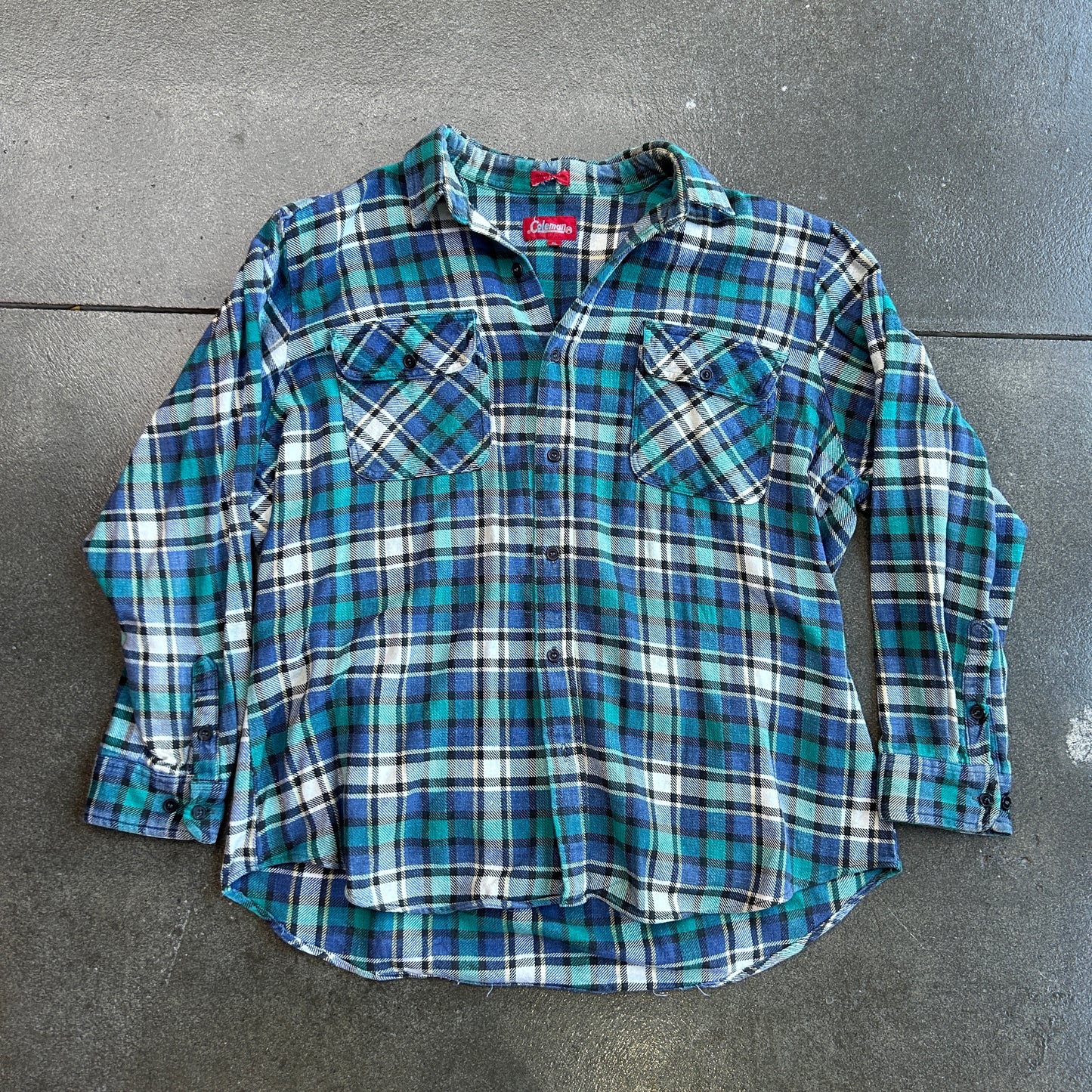 Vintage Coleman Button Up Flannel