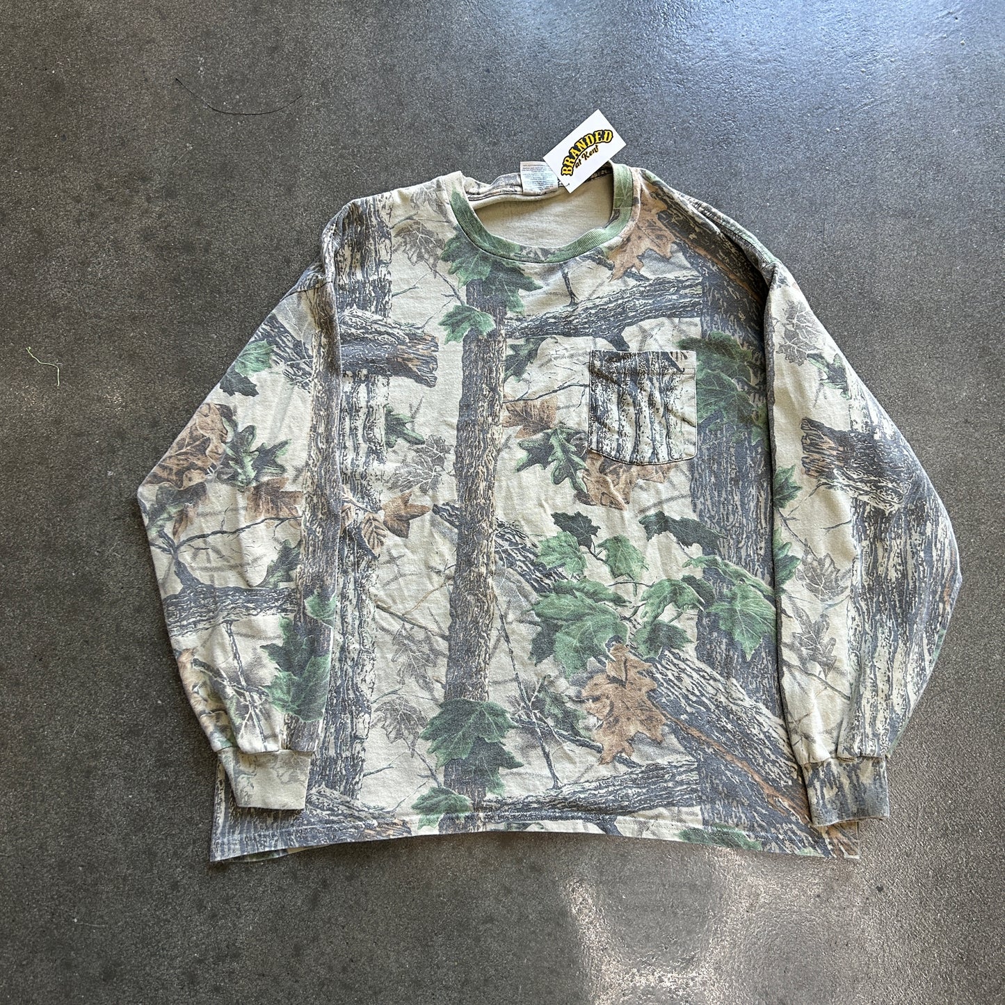 Vintage Jerzees Outdoor Camo Long Sleeve