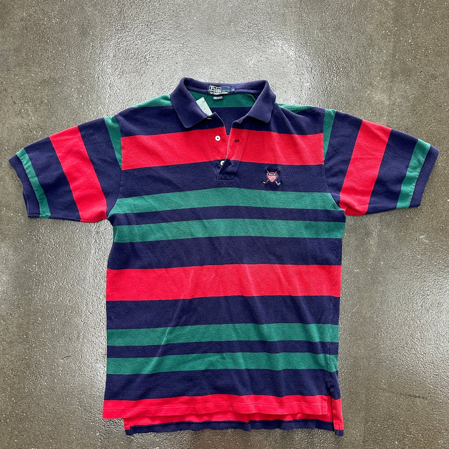 Vintage Striped Polo Ralph Lauren Tee