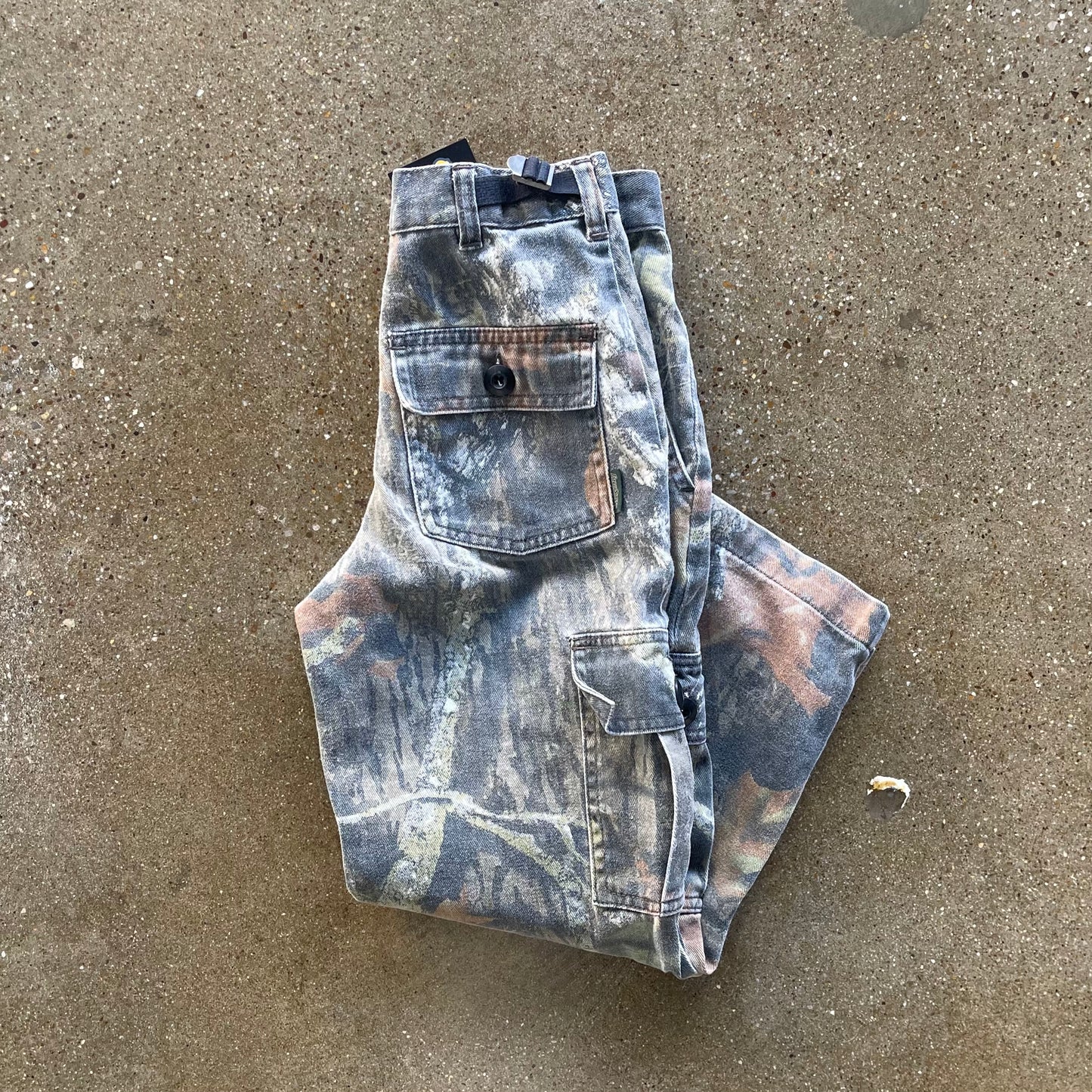 Vintage Kids Camo Cargo Pants