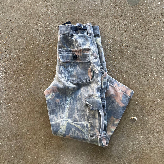 Vintage Kids Camo Cargo Pants