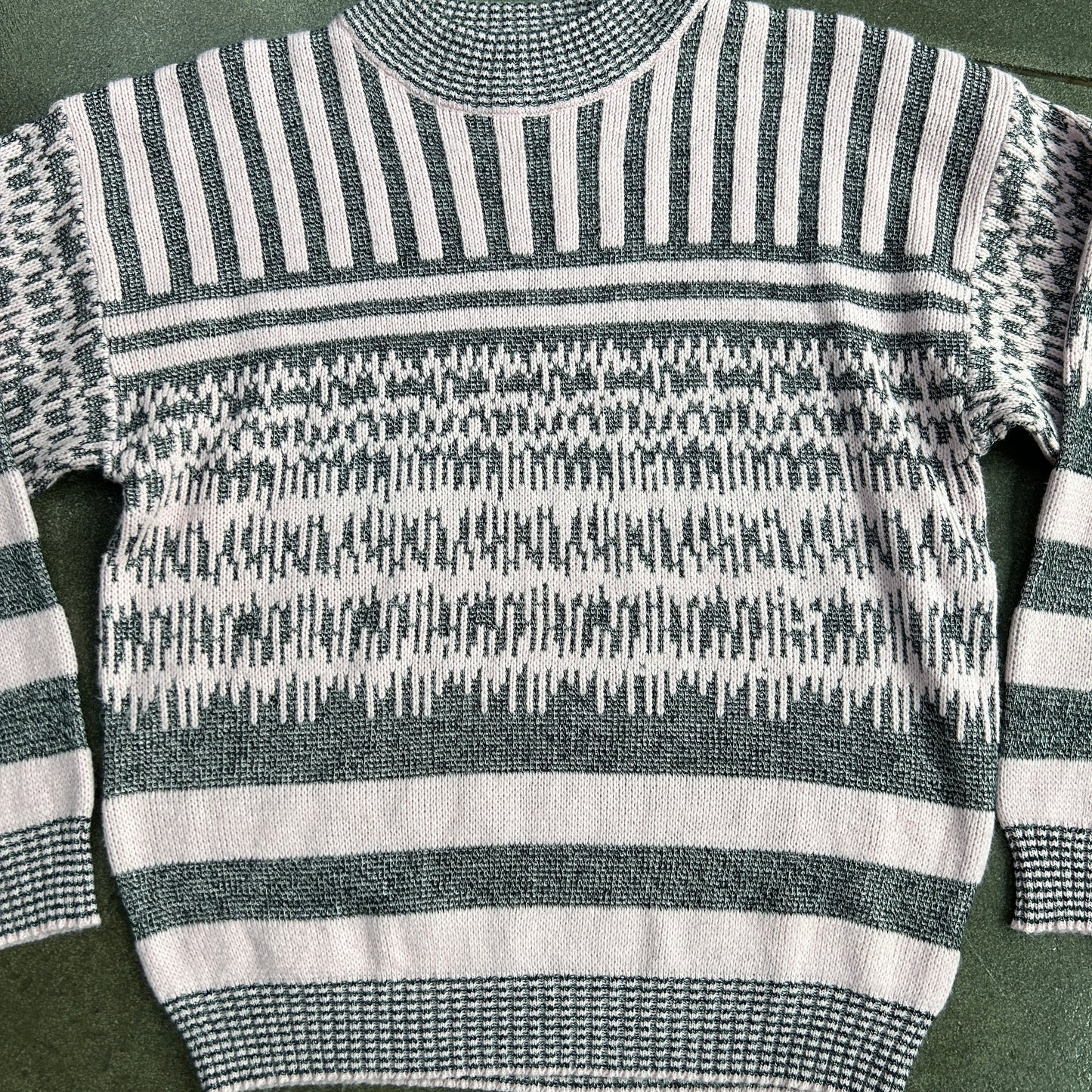 Vintage Koman Mockneck Knit Sweater