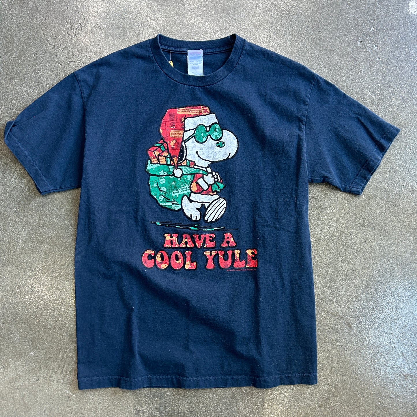 Vintage Snoopy Peanuts Have A Cool Yule Tee