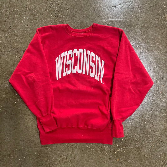 Vintage Wisconsin Reverse Weave Crew Neck