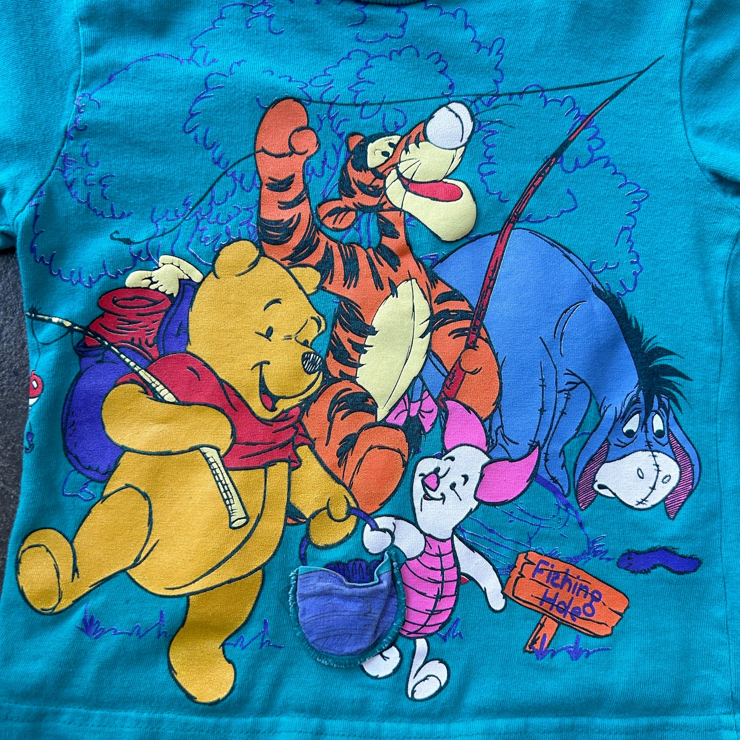 Vintage Disney Pooh & Friends Baby Tee