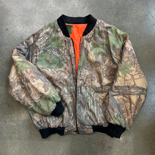 Vintage Camo Bomber Jacket