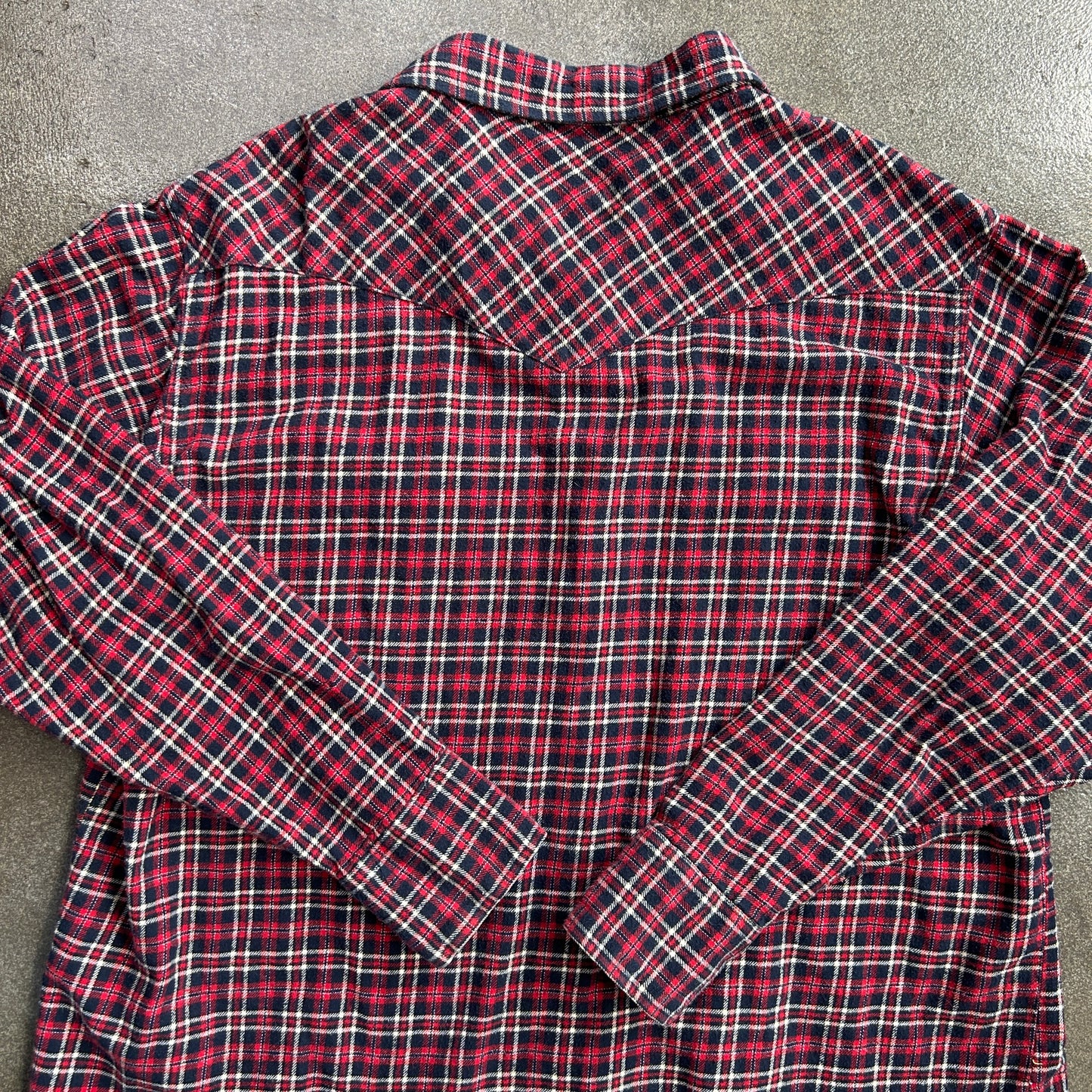 Vintage Wrangler Pearl Snap Flannel