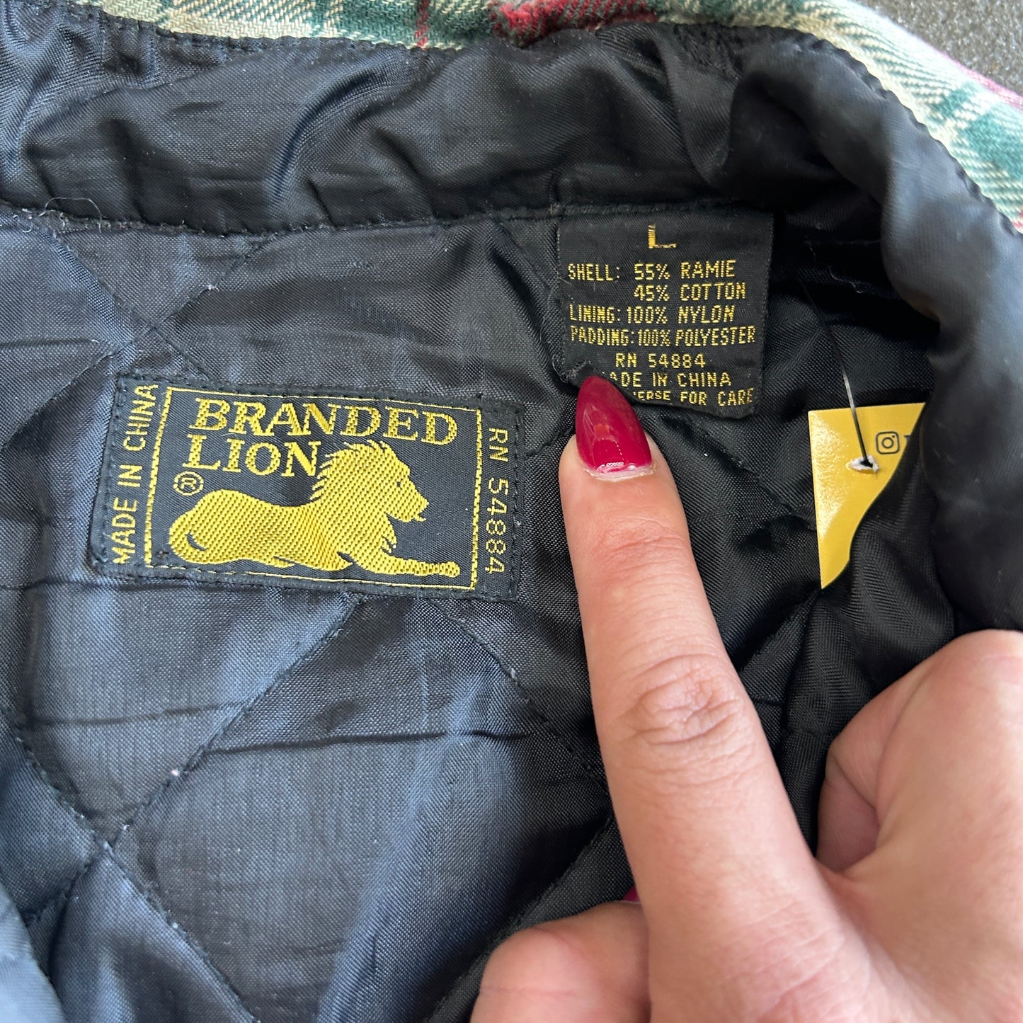 Vintage Branded Lion Flannel Jacket