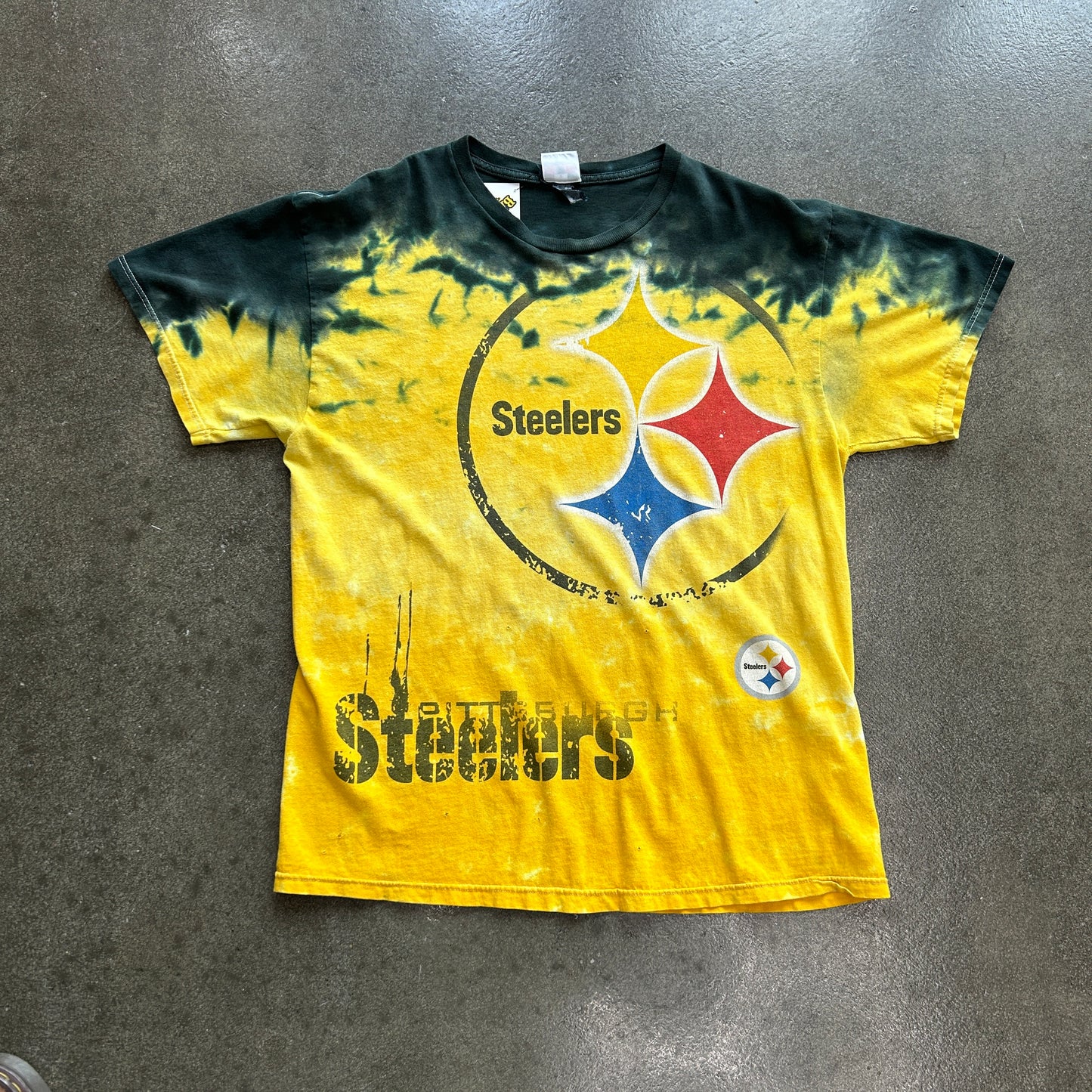 Y2K NFL Steelers Ombré Tye Style Tshirt