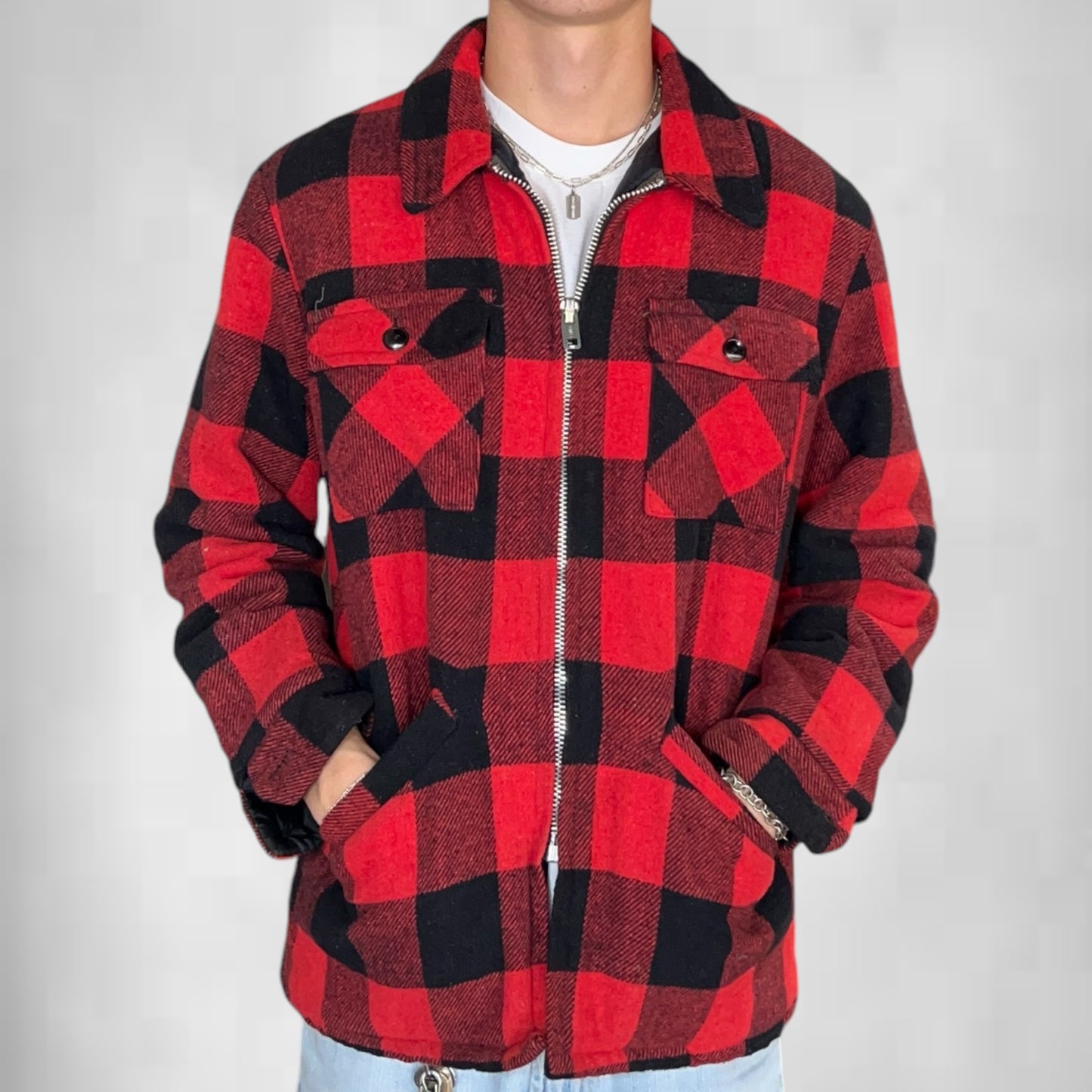 Vintage Weather Guard Flannel Jacket