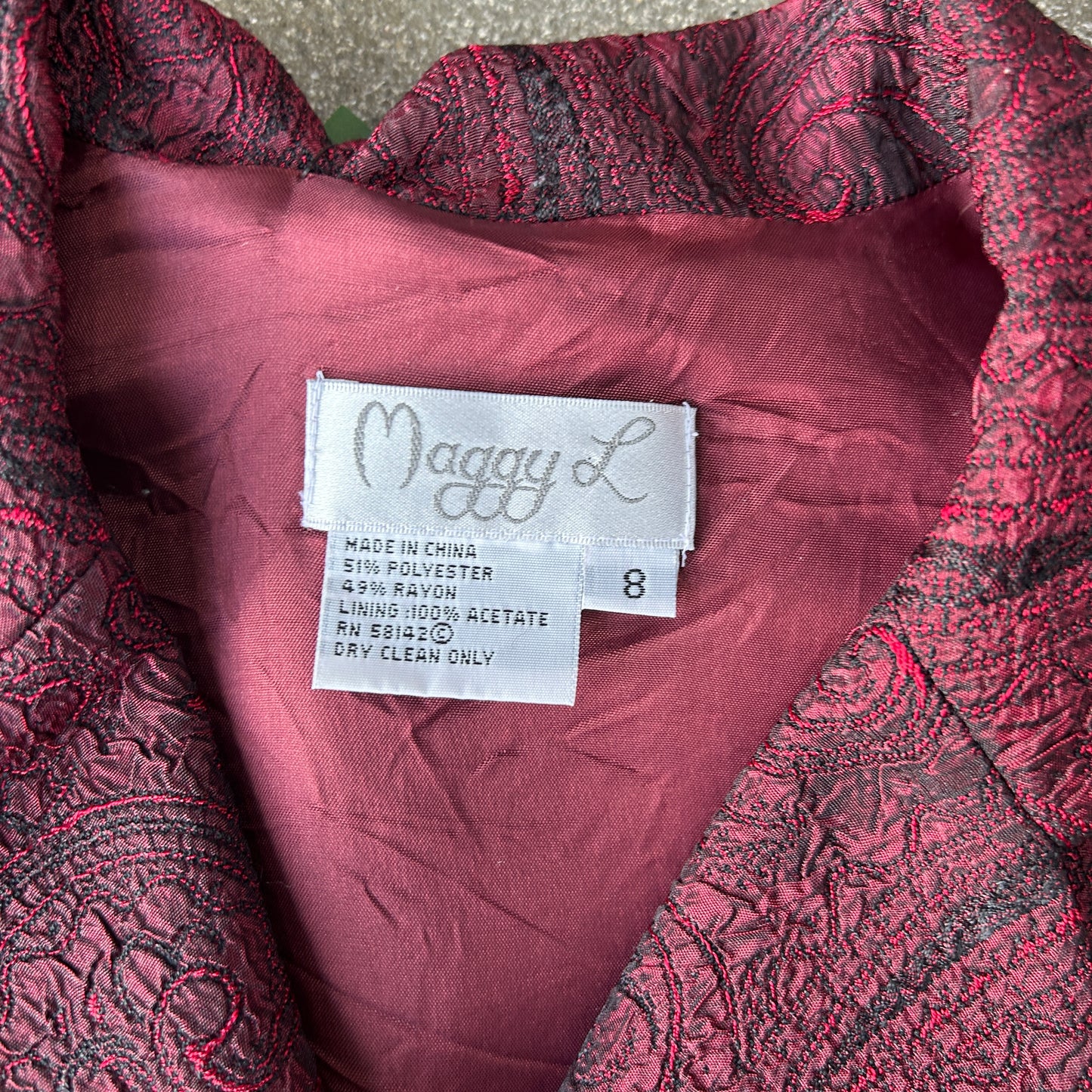 Vintage Maggy L Paisley Blazer