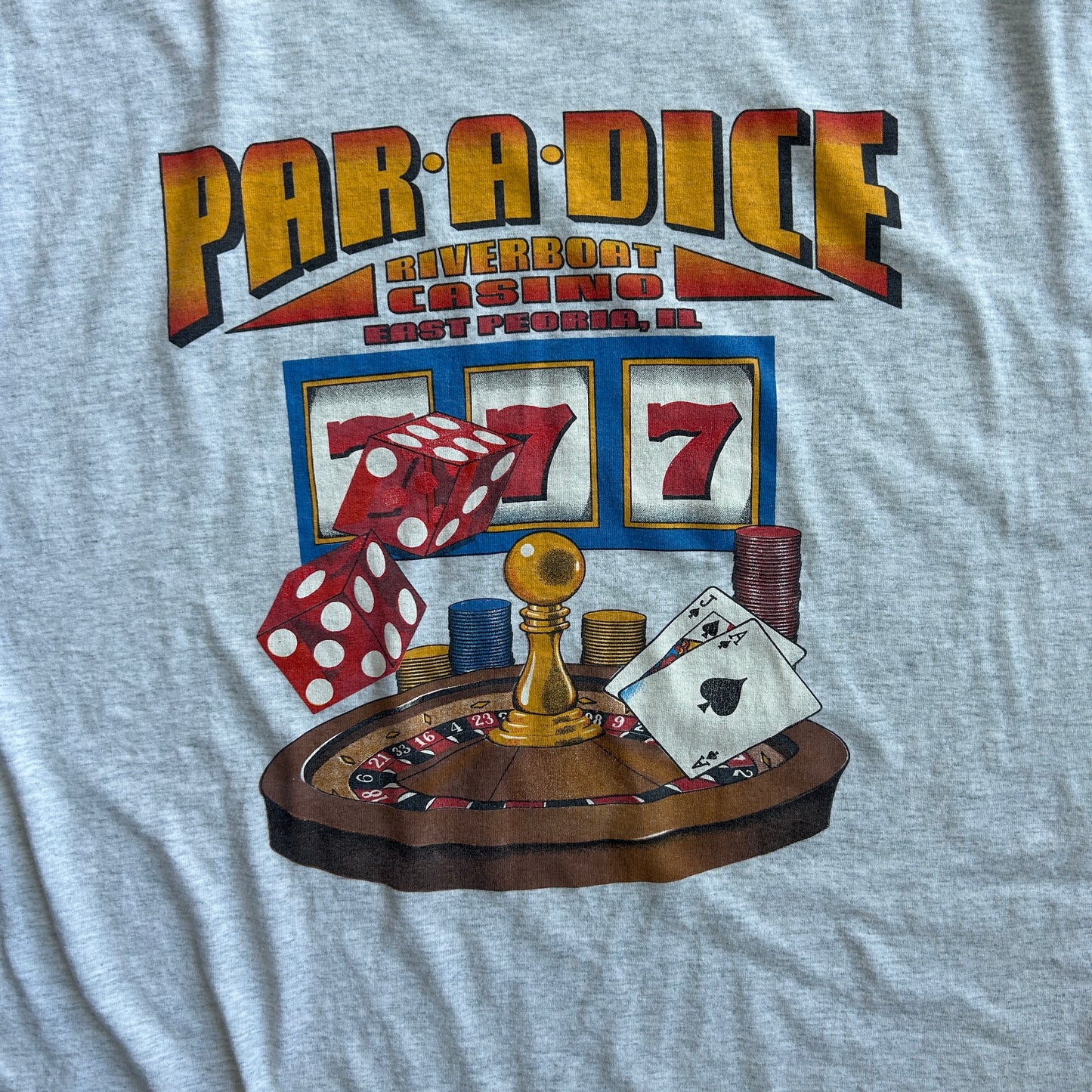 Vintage Par A Dice Casino Tee