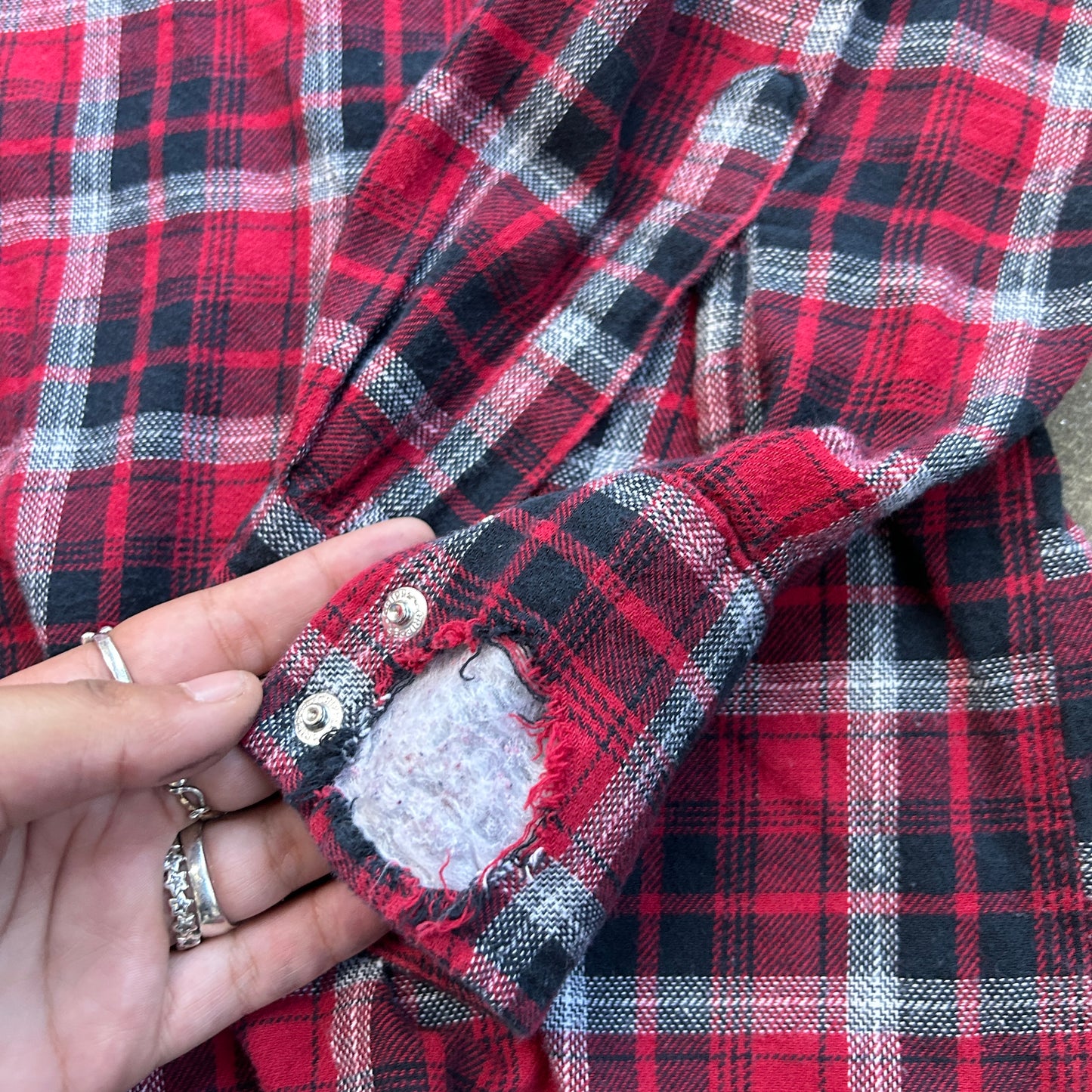 Vintage Wrangler Lightweight Pearl Snap Flannel