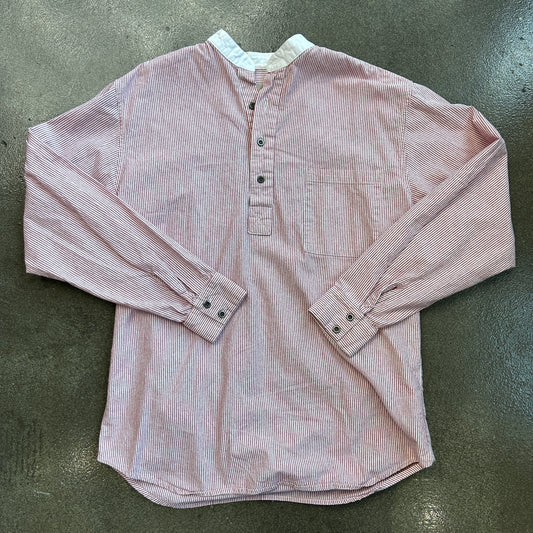 Vintage Lazy Ls Striped Button Up