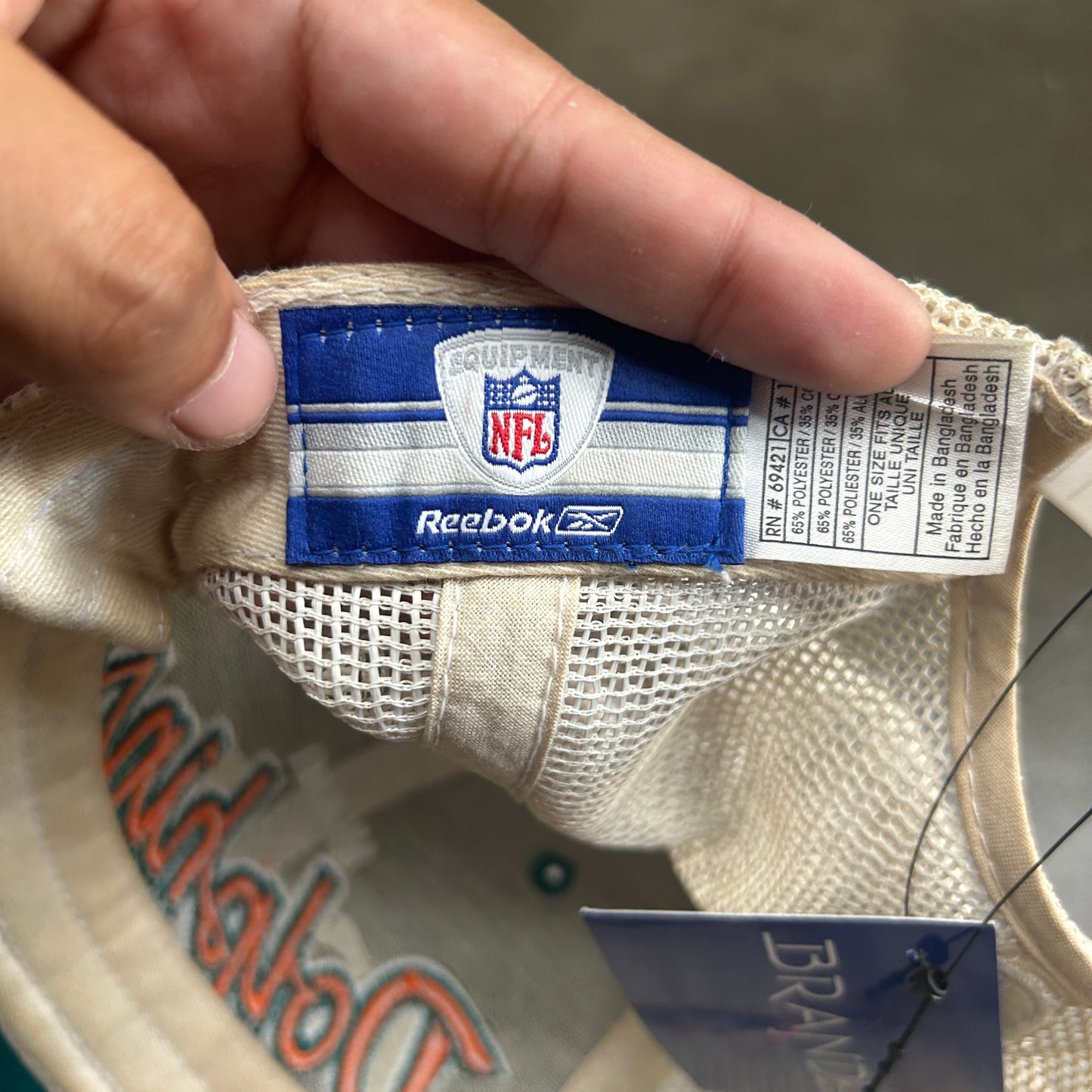 Vintage Miami Dolphins Reebok Hat