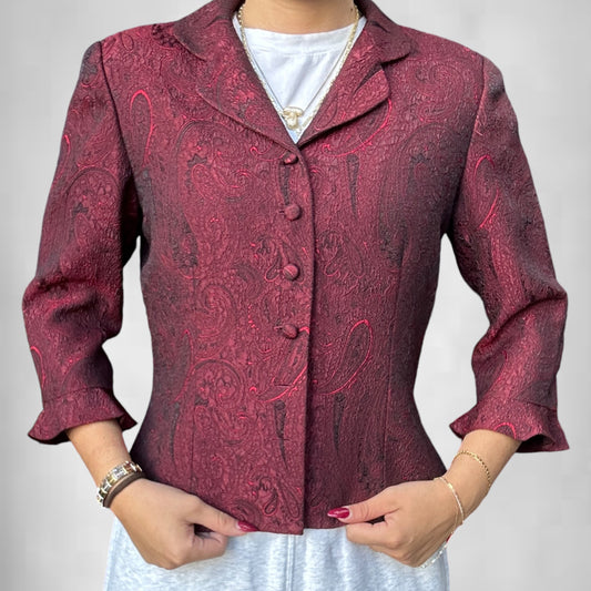 Vintage Maggy L Paisley Blazer