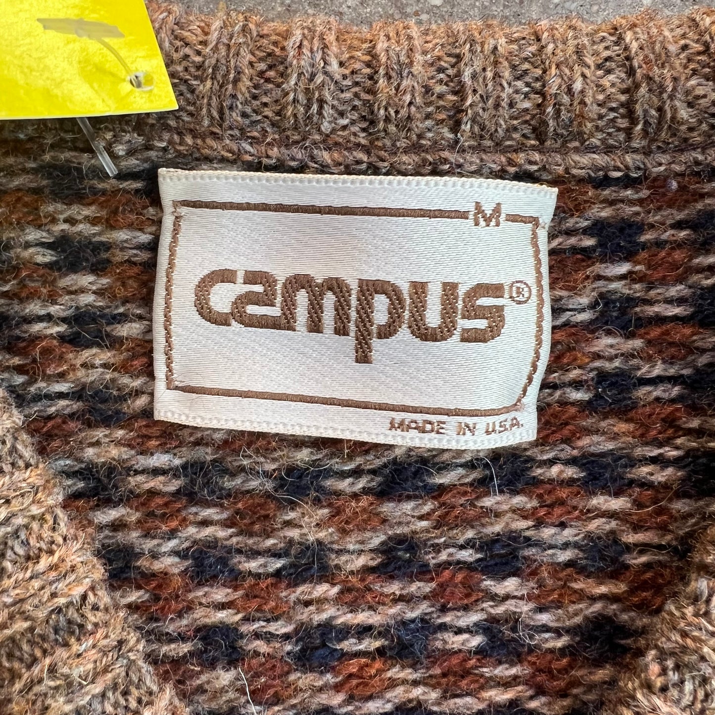 Vintage Campus Sweater Vest