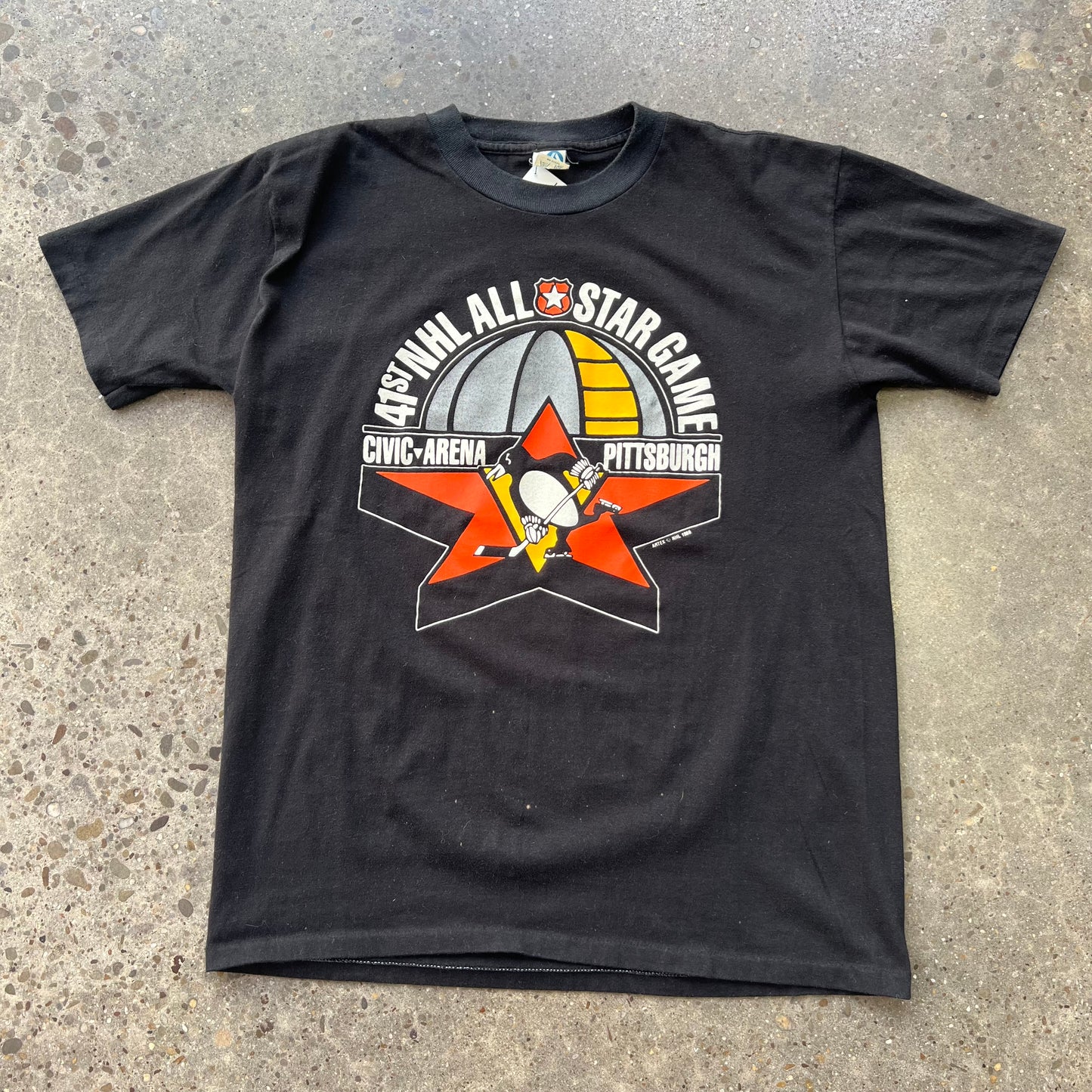 Vintage Penguins 1989 41st NHL All Star Game Tee