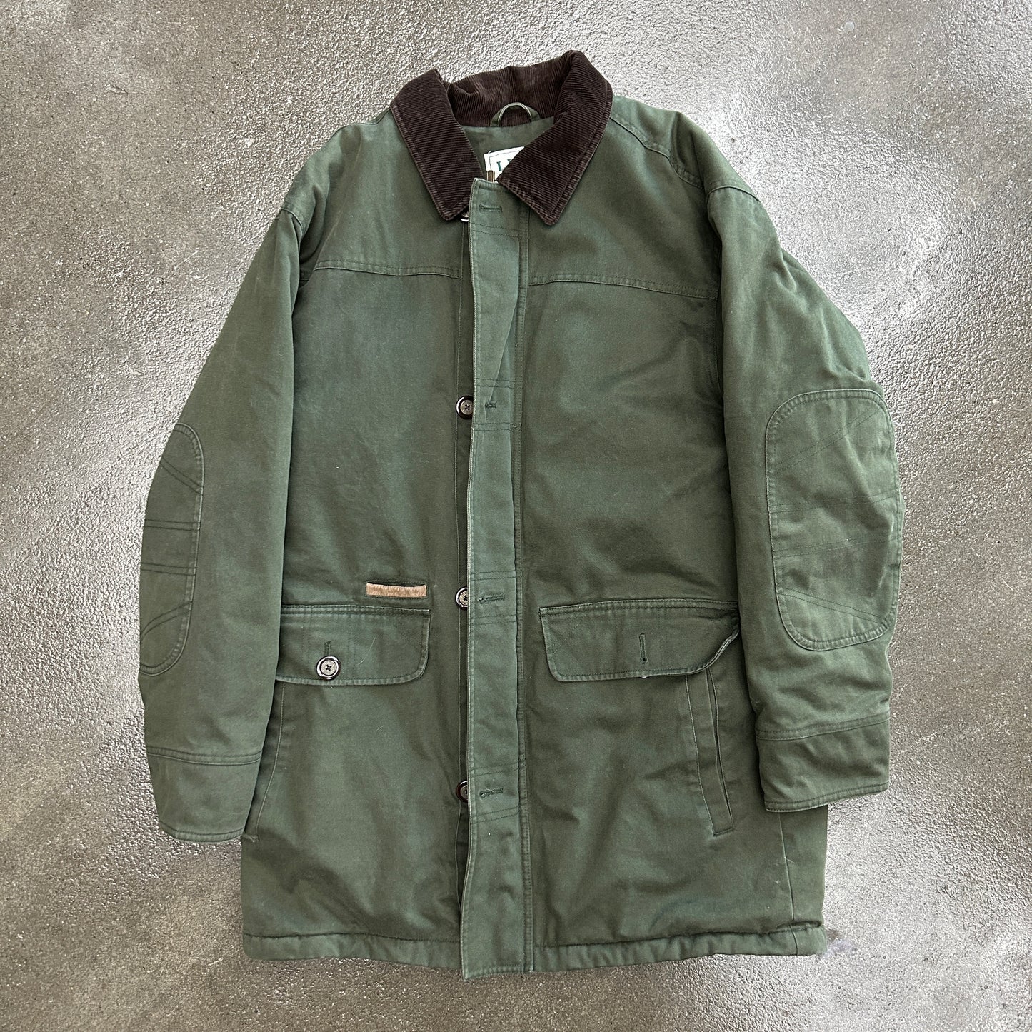 Vintage Flannel Lined LL Bean Barn Coat