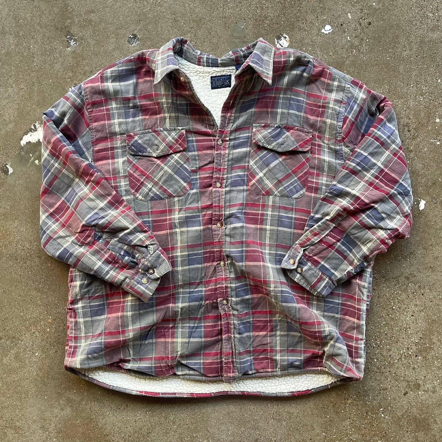 Vintage Basic Editions Fleece Lined Flannel