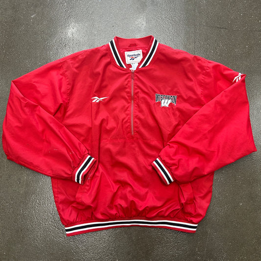 Vintage Wisconsin Reebok Quarter Zip