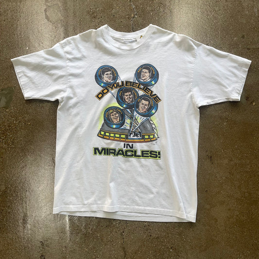 Vintage Penguins Do You Believe In Miracles Tee