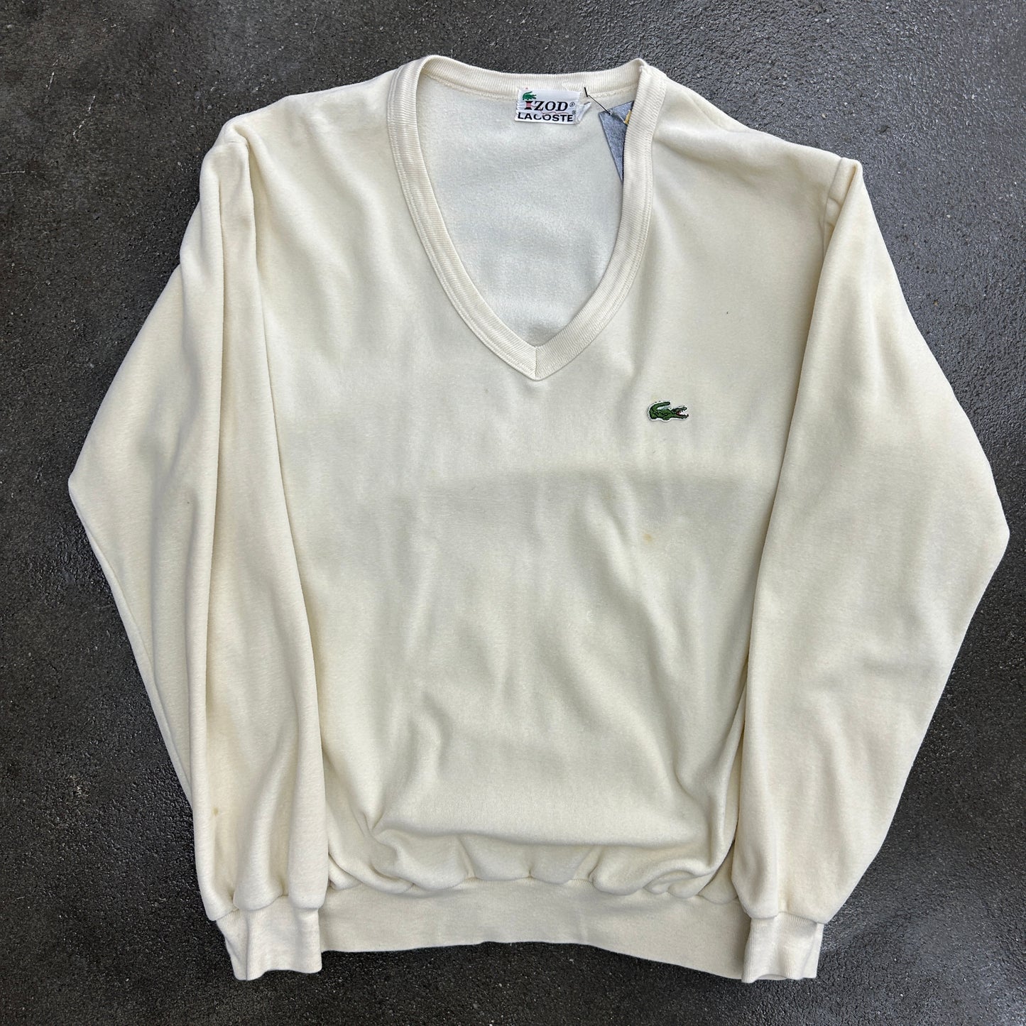 Vintage IZOD Lacoste Velour Sweater