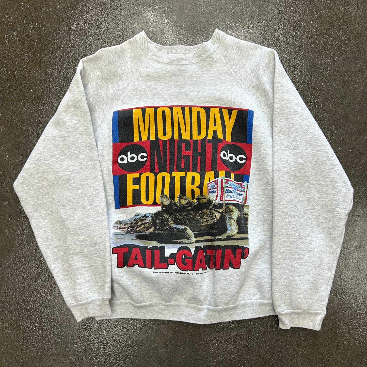 Vintage 90s Monday Night Football Budweiser Sweatshirt