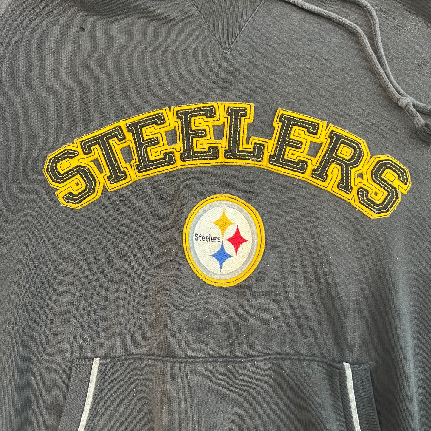 Vintage Steelers Logo Hoodie