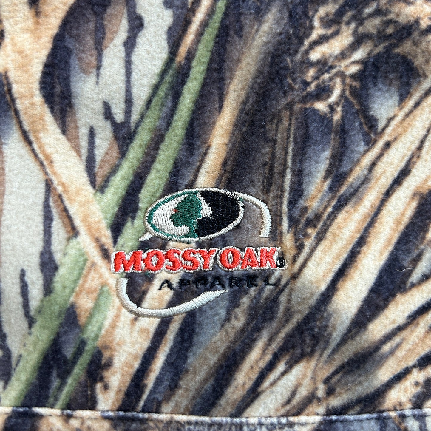 Vintage Mossy Oak Fleece Camo Quarter Zip