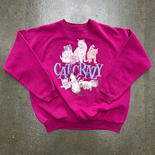 Vintage Cat Crazy Crewneck