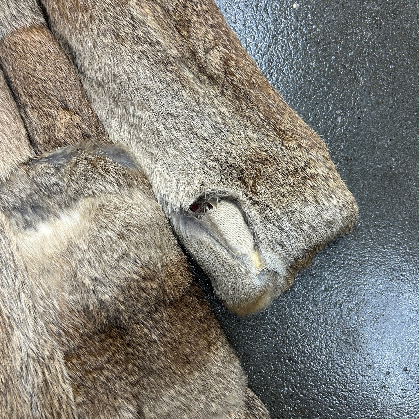 Vintage LL Berger Rabbit Fur Coat