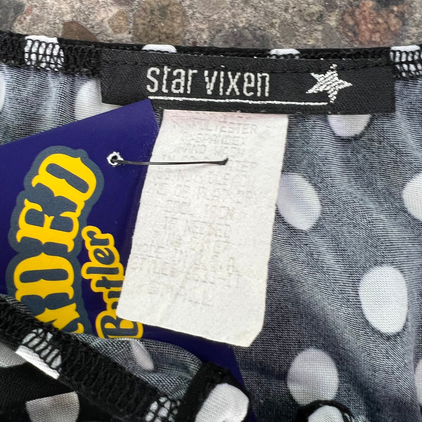 Vintage Star Vixen Polka Dot Dress