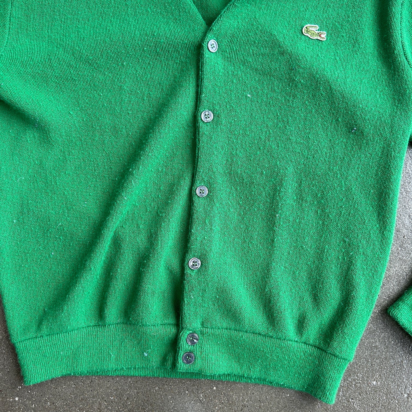 Vintage Lacoste Button Up Cradigan