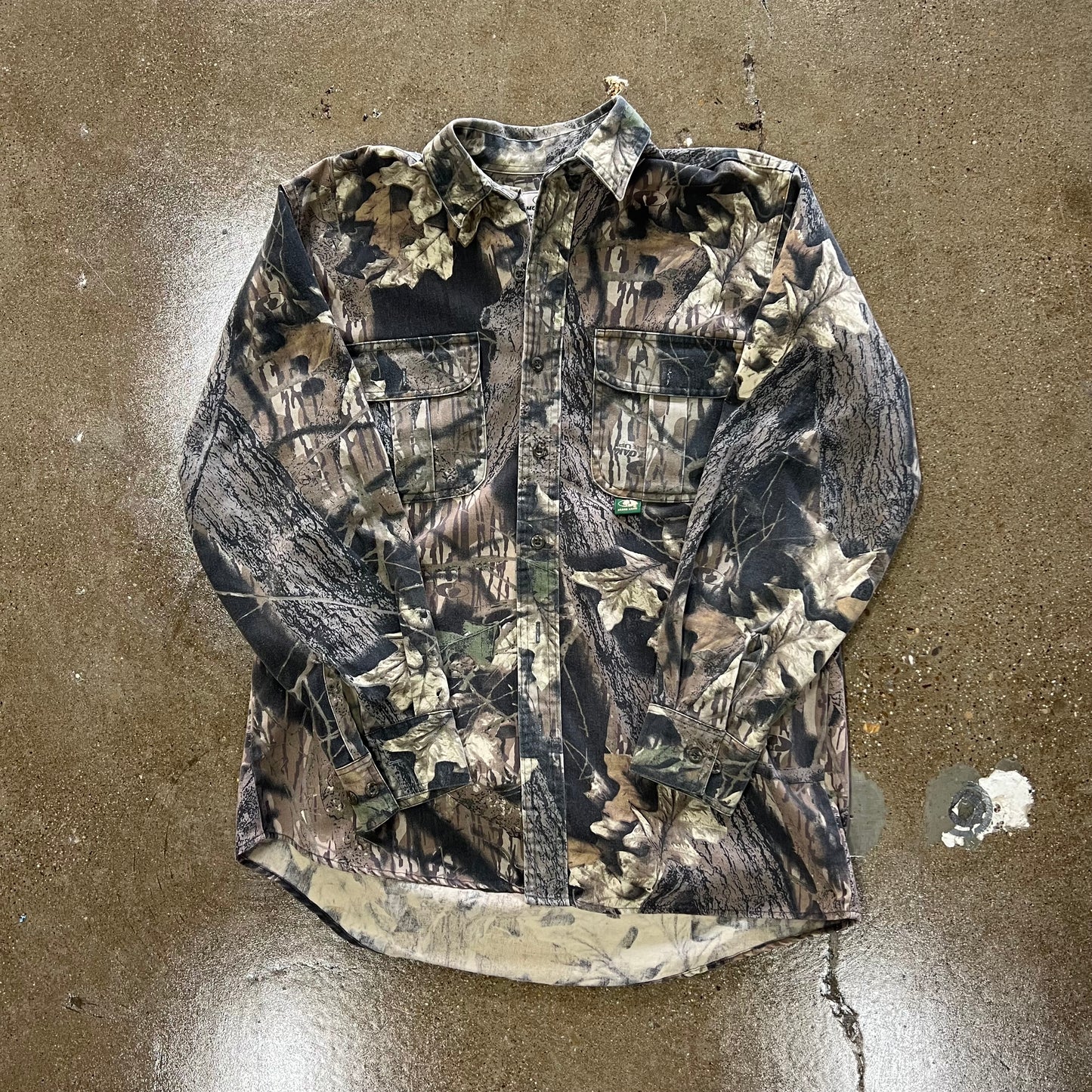 Vintage Mossy Oak Camo Flannel