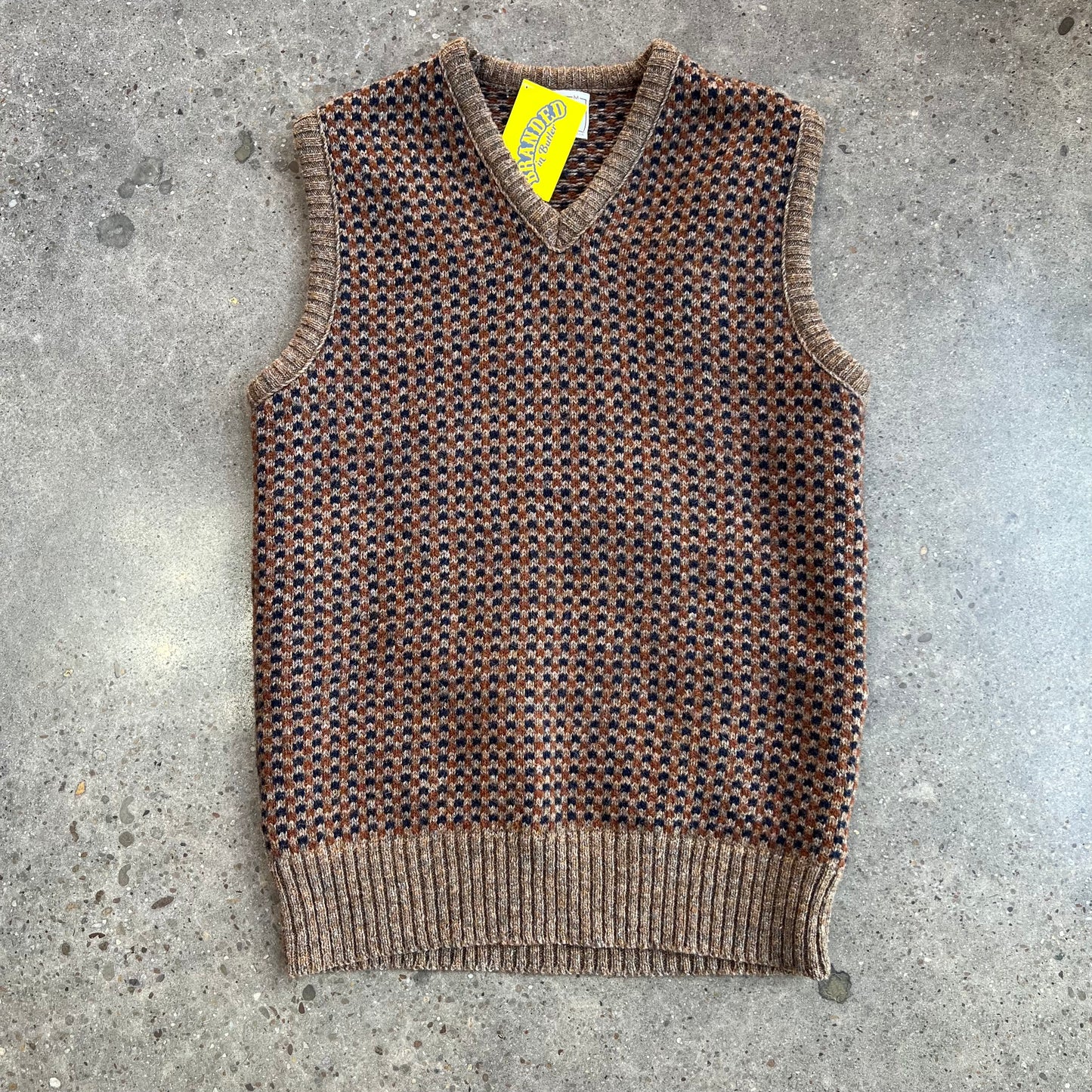 Vintage Campus Sweater Vest