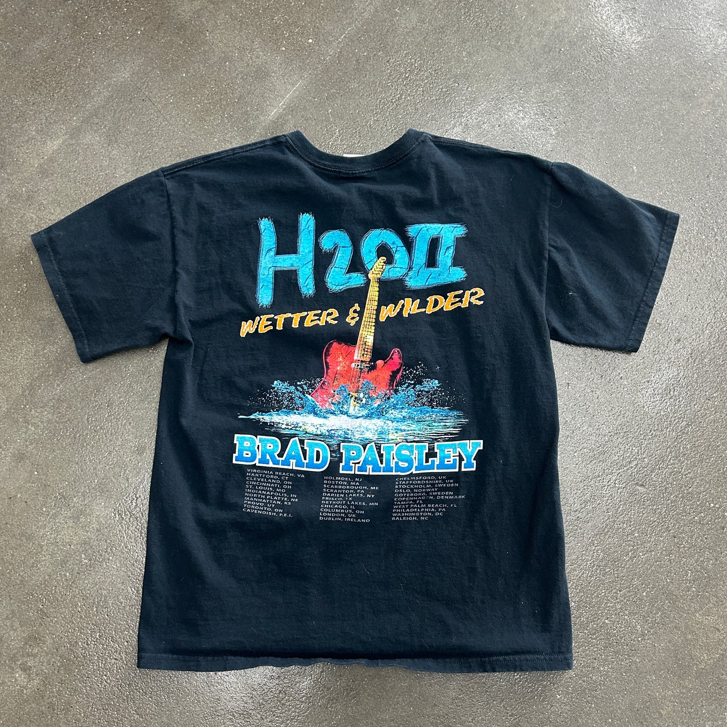 Brad Paisley H20 Wet & Wilder Tour Tee