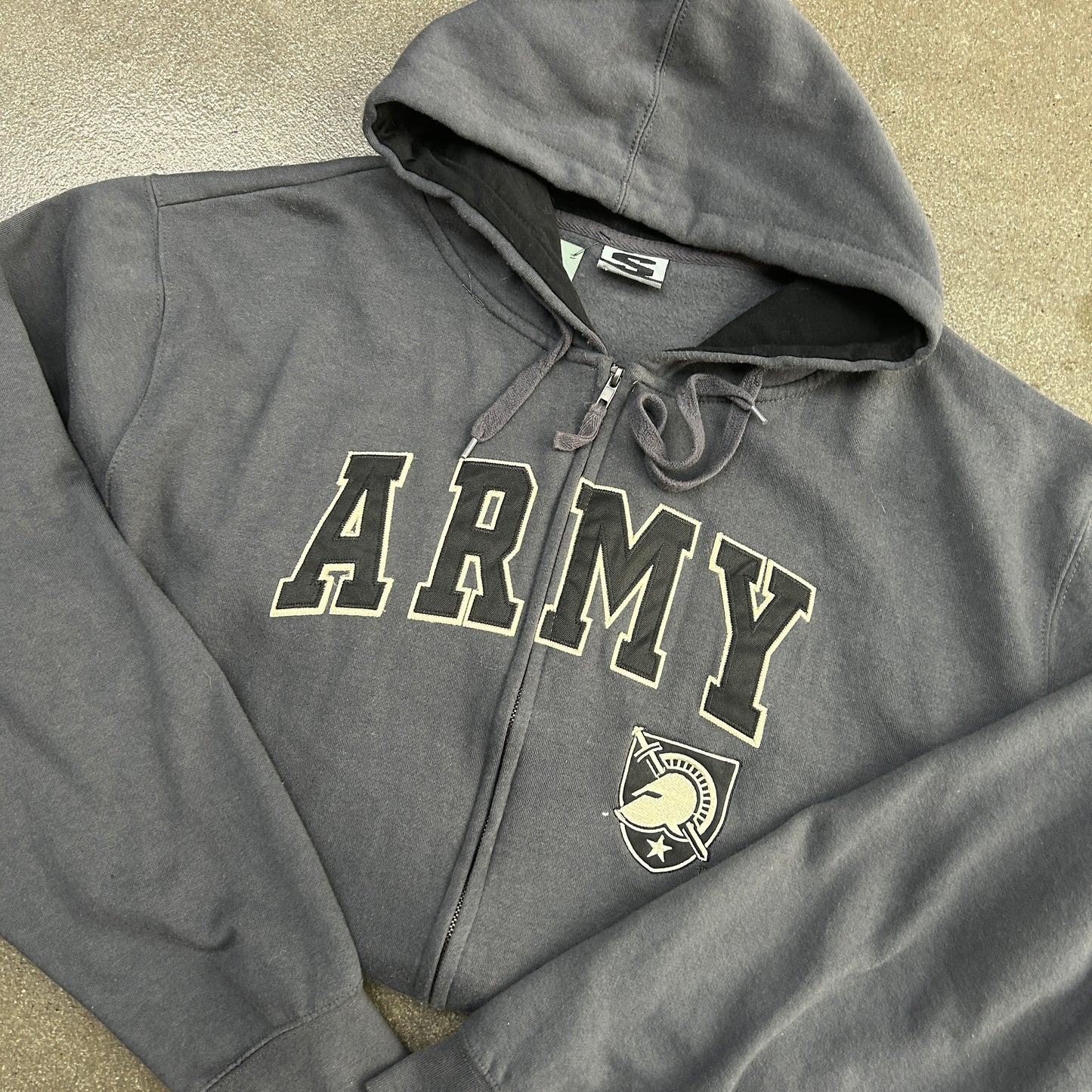 Vintage Colosseum Athletics Army Zip Up