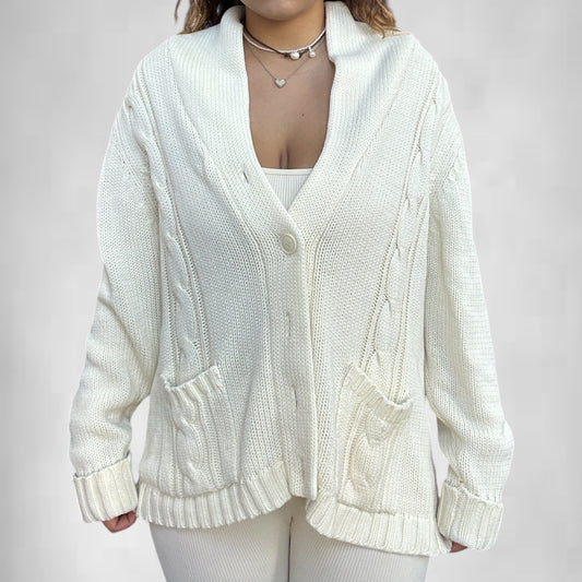 Vintage Sears Cable Knit Cardigan