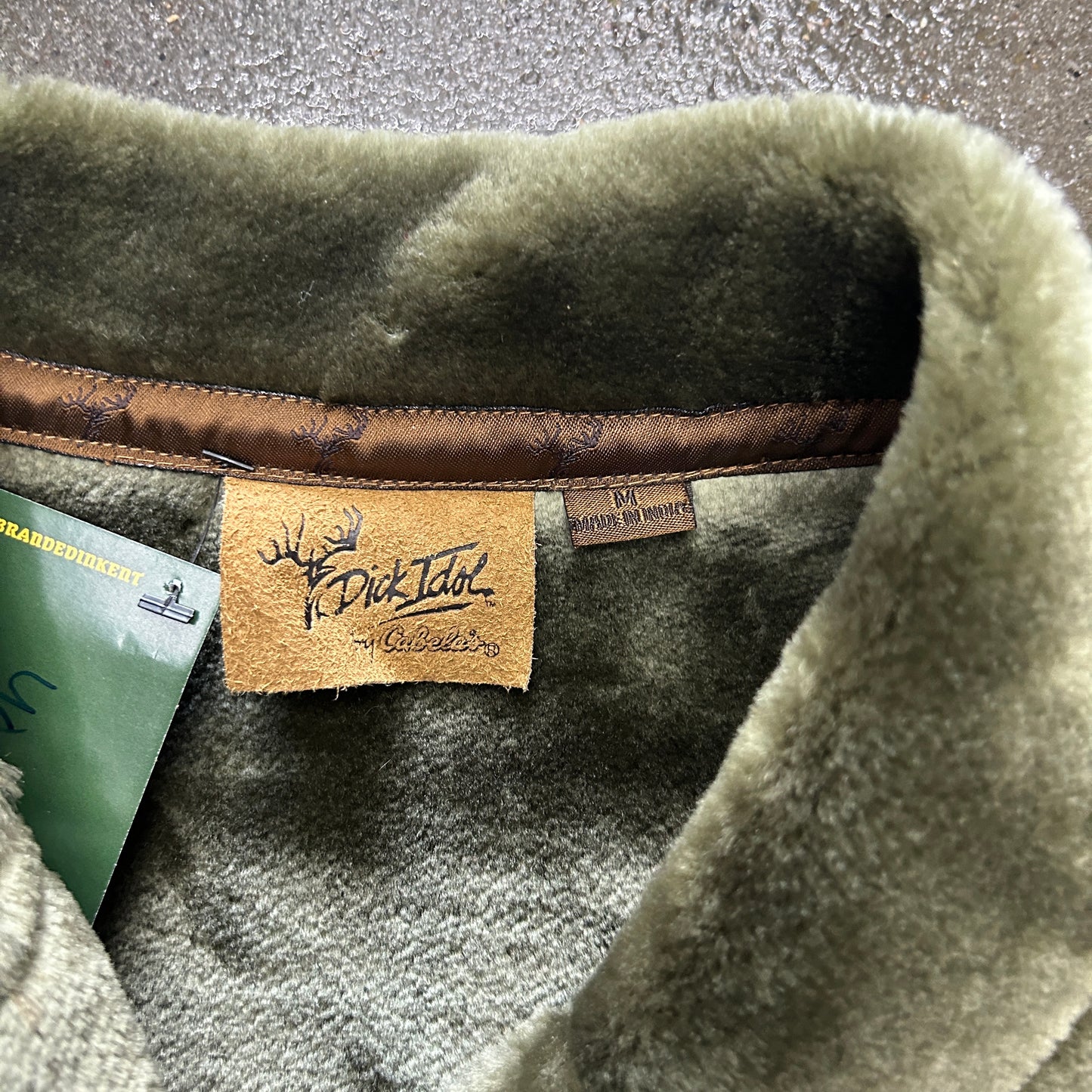 Vintage Cabela’s Paisley Print Fur Lined Leather