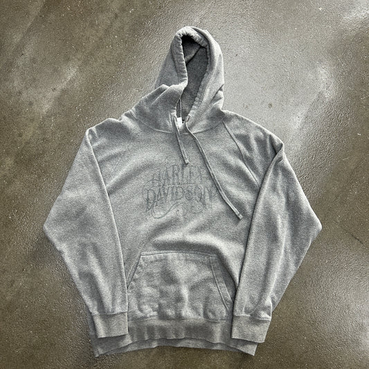Vintage Harley Davidson Bedazzled Hoodie