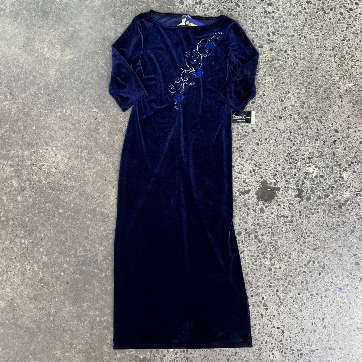 Vintage Danielle Casey Velvet Gown