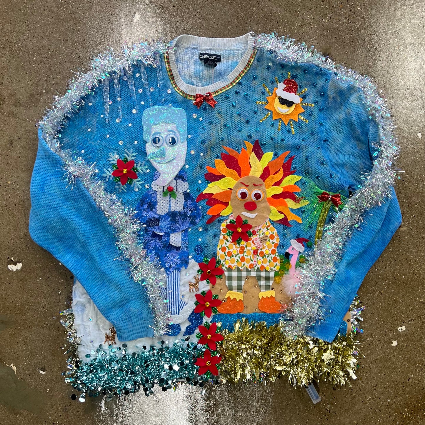 Vintage Light Up Christmas Sweater