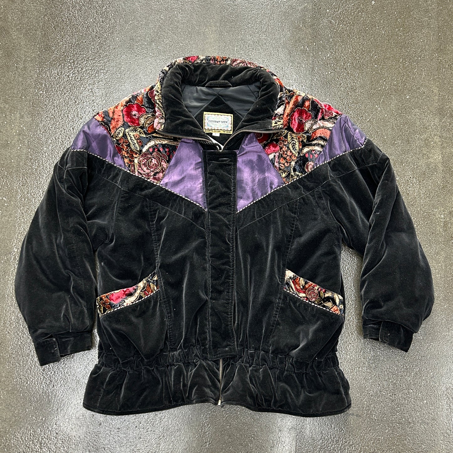 Vintage Current Seen Velvet Jacket