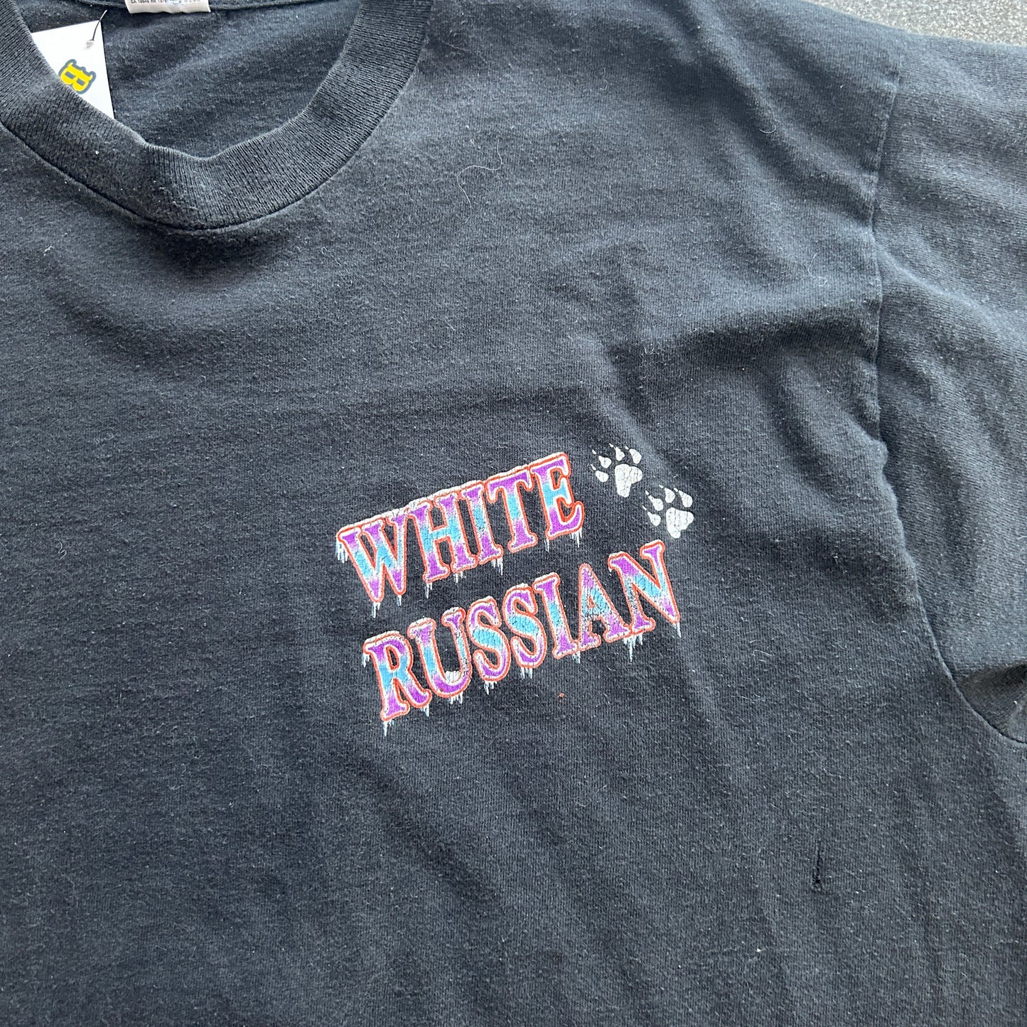 Vintage 90s White Russian Tshirt