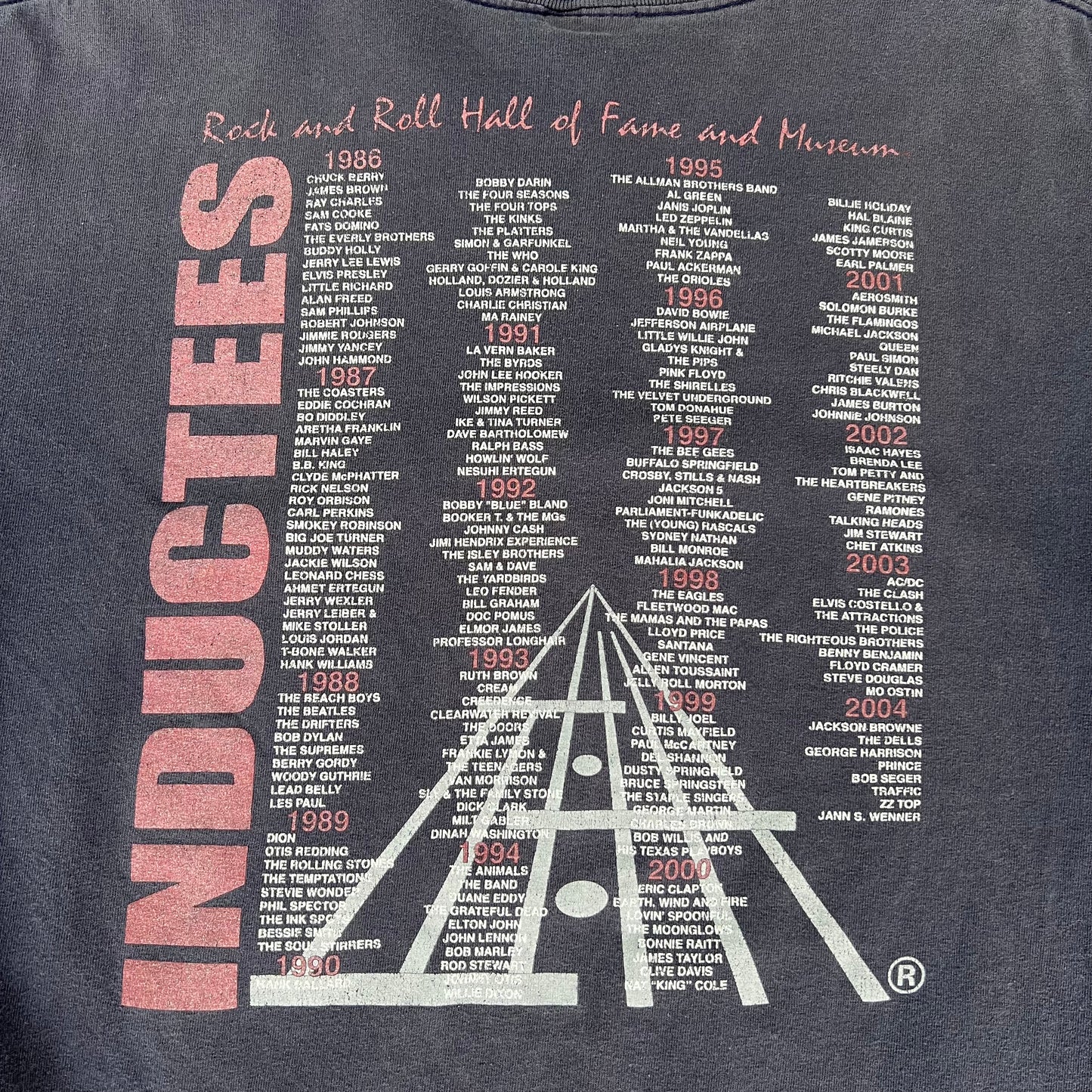 Vintage Rock & Roll Hall of Fame Inductees Tee